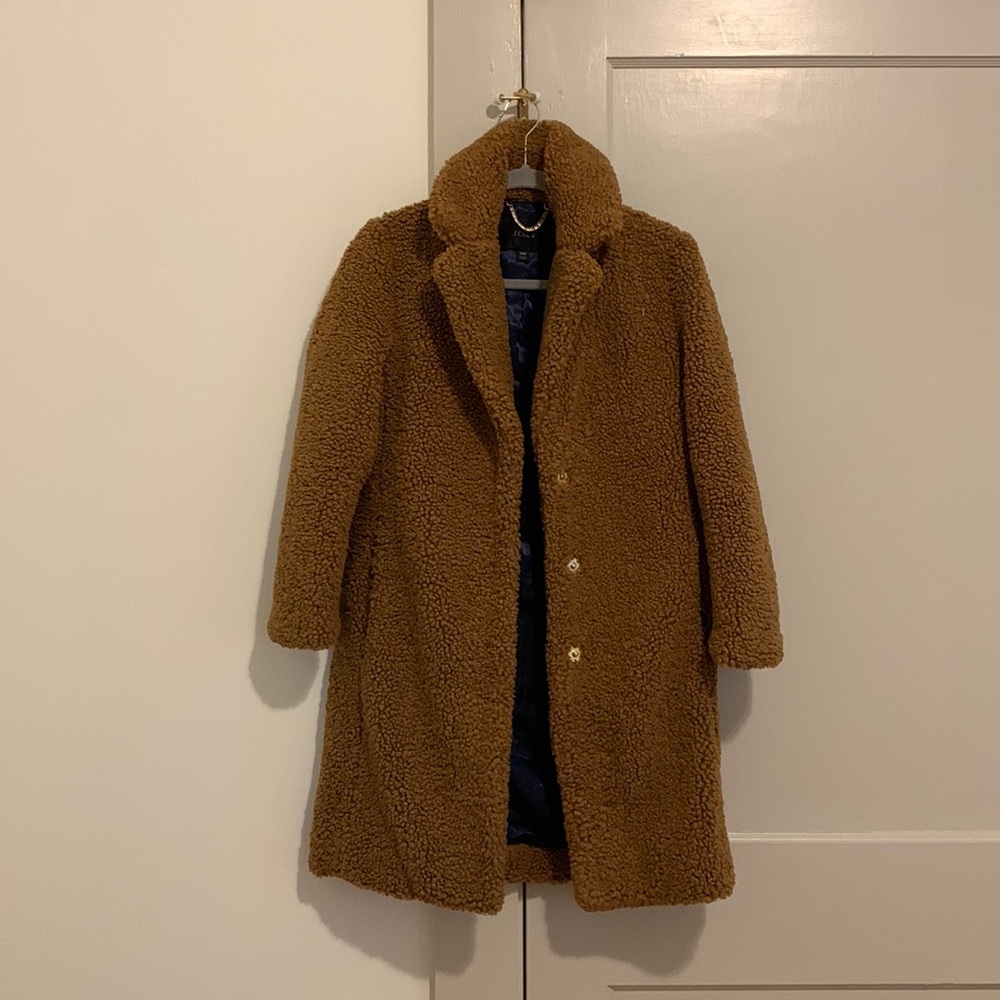 Teddy Coat - worn once! J.Crew